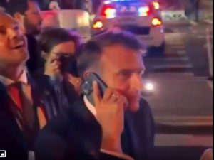Macron calls Trump after presidential motorcade blocks him in NYC traffic 马克龙